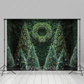 Lofaris Greenery Wreath Xmas Trees Christmas Vibe Backdrop